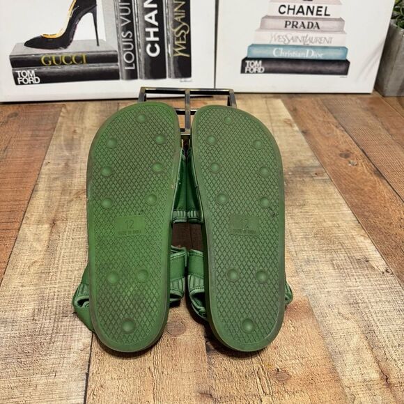 Adidas‎ x Pharrell Williams Men’s HU Adilette 2 Ankle Sandal Sz 12 Green FU7611 main image 7